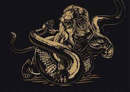 Li̇on vs rhi̇no real fight ►► elephant hippo leopard snake mongoose tiger giant anaconda att. Lion Vs Snake C Mustokogeni 2016 Snake Tattoo Snake Tattoo Design Lion Art