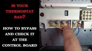 The cost to install electrical wiring or panel is $600 to $2,200. How To Jump Thermostat For Heat Or Ac Youtube