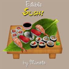 Blackberrycake Edible Sushi Simy Sims 4 Sims