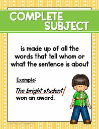 Subject Predicate Posters Activities Task Cards And Quizzes In 2020 Subject And Predicate Simple Subject And Predicate Subject Predicate Activities
