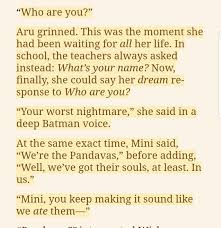 Aru Shah Your Worst Nightmare In 2020 Book Memes The Book Thief Memes