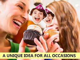 Personalised Photo Face Cutout Faces Cupcake Toppers Custom Cake Topper  30th Birthday Party Decorations 21st 25th 40th HBD30