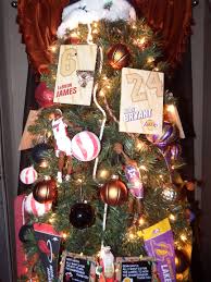 Los Angeles Lakers Miami Heat Christmas Tree House Divided Lebron James Kobe Bryant Christmas Tree Themes Miami Heat Christmas Christmas