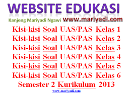 Soal pkn kelas 6 semester 2. Kumpulan Kisi Kisi Soal Uas Pas Kelas 1 2 3 4 5 6 Semester 2 Kurikulum 2013 Mariyadi Com