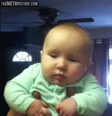 Weitere ideen zu bilder, gif bilder lustig, bewegliche bilder. Baby Doesn T Like Kisses Babywitze Niedliche Kinder Lustig