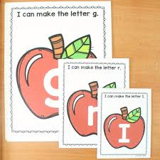 There is a letter arc that can be printed for the capital letters. Apple Abcs Preschool Alphabet Printables Fantastic Fun Learning