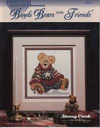 Boyds bears cross stitch patterns list. Eddie Boyds Bear Cross Stitch Chart Stoney Creek Petes Treasure Trove
