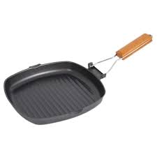 Plastik digunakan untuk membuat pegangan panci masak karena plastik bersifat. Panci Panggang Steak 20cm Square Grill Pan Anti Lengket Shopee Indonesia