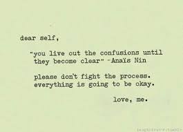 Dear self, i know you're doing the best youcan. Dear Self Quotes Quotesgram