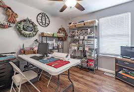 This room doubles as a home office for my husband and as a craft room/studio for me. Craft Room Ideas Storage Decor Designs Designing Idea