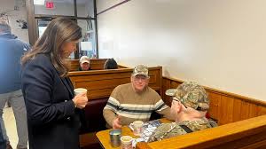 A cuppa coffee to get the day started with Kelly Ayotte at the Monadnock  Country Cafe