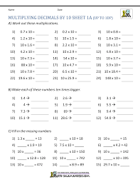 If you like multiplication decimals worksheets, please consider adding a link to this tool by copy/paste the following code multiplication decimals worksheets. Decimals Class 5 Worksheets Multiplication Decimal Multiplication Worksheets 5th Grade Worksheet Will Open In A New Window Jirosaki