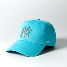 Aquamarine New York Yankees Hat Baseball Cap Women Trending Etsy New York Yankee Hat New York Yankees Yankees Hat