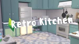 So, when i heard the news of cool kitchen stuff pack, i knew it's time to remake ts4 version of my simskin. The Sims 4 Speed Build Retro Kitchen Cc Links Youtube