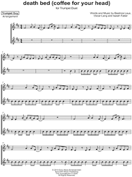 Trumpet Guy Death Bed Coffee For Your Head Trumpet Duet Sheet Music In D Major Download Print Sku Mn0210332
