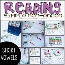 Free word family worksheets, flashcards, and simple cvc sentence printables! Short Vowel Cvc Simple Sentences Cara Carroll