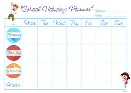 Kids Week Blank Planner Children Schedule Kids Chore Chart Printable Goal Reward Chart Responsibility Chart Star Chart Kids Page Template