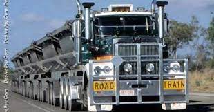 Road Train With Five Trailers By Willow Road Train Trucks Train Truck