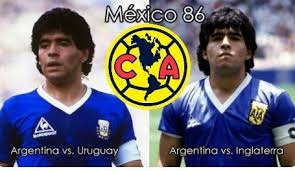 Por la segunda fecha del grupo a de la copa américa 2021, argentina se enfrenta con uruguay. Club America Diego Armando Maradona Marco El Gol Del Siglo Con Camiseta Hecha En El Nido Soy Futbol