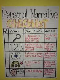 Personal Narrative C Holidays First Grade Writing Third