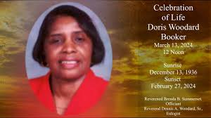 A Celebration of Life for Doris Woodard Booker