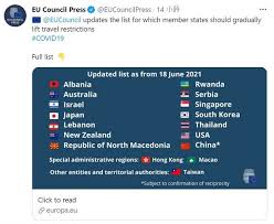 The stay home notice (shn) requirement may be served either in a dedicated shn facility or at their place of residence. Eu Differentiates Flags Of Taiwan And China In Travel Restriction Guidelines Taiwan News 2021 06 20 20 11 00