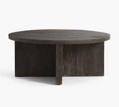 Greta 42 round cocktail table. Rocklin 42 Round Reclaimed Wood Coffee Table Pottery Barn