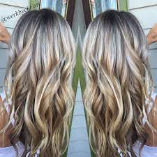 Balayage highlights and lowlights for brown hair. Highlights And Lowlights Platinum Blonde Honey Blonde Balayage Beach Waves Perfect Hair Hairstyles Hair Styles Perfect Hair Long Hair Styles