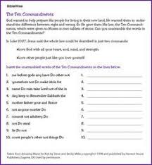 Ten Commandments Worksheets Bing Images Bible Homeschool Sunday School Lessons Sunday School Classroom