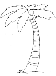 Palm Tree Coloring Pages For Kids Free Coloring Sheets Tree Coloring Page Coconut Tree Drawing Coloring Pages For Kids