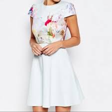 sold nwt ted baker skater dress size 3