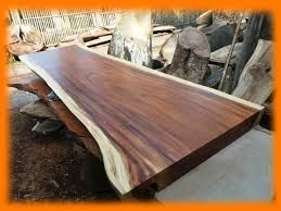 Natural Wood Slab Table Acacia Wood Table Wood Slab Dining Room Table Wood Slab