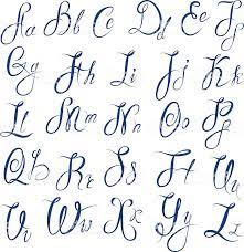 Y el nombre alfabeto esta. Abc English Alphabet Handwritten Calligraphic Uppercase And Letras Mayusculas Y Minusculas Fuentes De Letras Cursivas Tipos De Letras Mayusculas