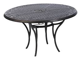 Living Accents Carlisle Brown Round Aluminum Dining Table Ace Hardware Dining Table Table Outdoor Living Patios