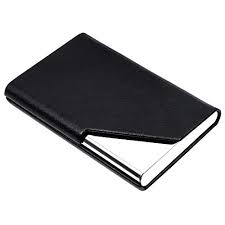 Titan is a versatile card holder that can be used to hold business cards or as a minimalist wallet with rfid blocking ability. Business Card Holder Luxury Pu Leather Stainless Steel Multi Card Case Business Name Card Holder Wallet Credit Card Id Case Holder For Men Women Keep Your Business Cards Clean Buy Online