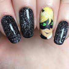 A Tad Biased On Instagram Day 6 Splatter Chat Noir To Accompany My Ladybug Nails Nailartch Ladybug Nails Ladybug Nail Art Aloe Vera Lip Balm