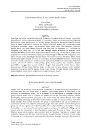 We did not find results for: Pdf Fiksimini Berbahasa Sunda Dalam Media Sosial Sundanese Minifiction In Social Media
