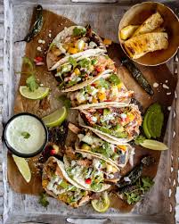 Grilled mahi mahi fish tacos with mango pineapple salsa. Blackened Salmon Tacos With Grilled Pineapple And Mango Salsa Inspired With A Twist Salmon Tacos Mango Salsa Salmon Pineapple Recipes Dinner