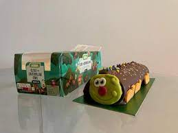 It measures approx 8 inches. M S Tesco Co Op Asda And Sainsbury S Fight For Top Caterpillar Cake Oxford Mail