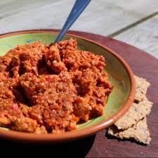 Paprika En Zongedroogde Tomaten Dip Kookrevolutie Recept Zongedroogde Tomaten Tomaten Thermomix