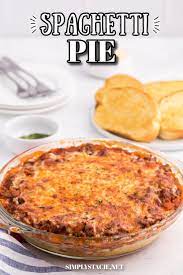 Spaghetti Pie Recipe In 2021 Comfort Food Recipes Casseroles Spaghetti Pie Spaghetti Pie Recipes