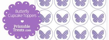 Purple Butterfly Cupcake Toppers Printable Treats Com Free for commercial use no attribution required high quality images. purple butterfly cupcake toppers