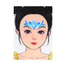 Reusable Face Painting Practice Mode Face Paint Template Face Paint  Practice Board for Body Painting
