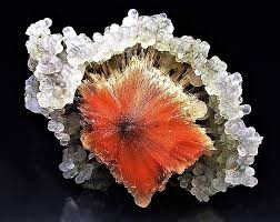 Scolecite Chalcedony Maharashtra India Mineral Stone Crystals Minerals Minerals Crystals Stones