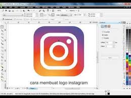 Tutorial Cara Membuat Logo Instagram Di Coreldraw Tutorial Logo Instagram Logo Instagram Instagram Belajar