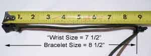 Paracord Bracelet Measure Your Wrist Size