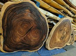 Order your live edge dining table today! Round Live Edge Wood Slabs Sarasota Florida
