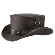 Pin By Carlo Visintainer On American Hat Makers Leather Top Hat Leather Hats Hats For Men