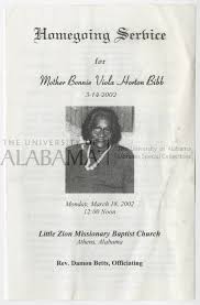 Bibb, Bonnie Viola Horton, 1914-2002