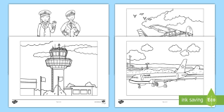 Each drawing takes your kids to new imaginative heights. Airplane Coloring Pages